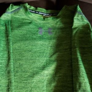 Under Armour green and grey long sleeve